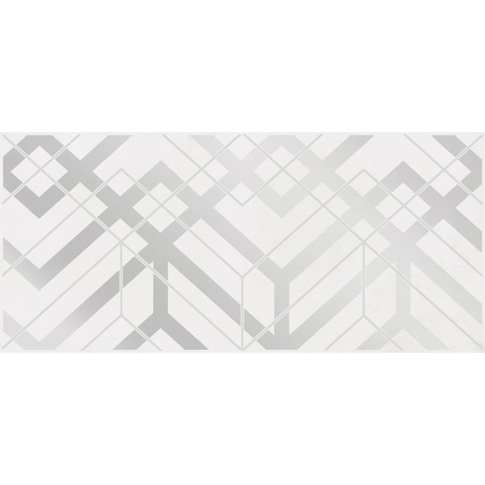 Настенная вставка Alrami геометрия серый 20x44 декор cersanit alrami 20x44 ромбы