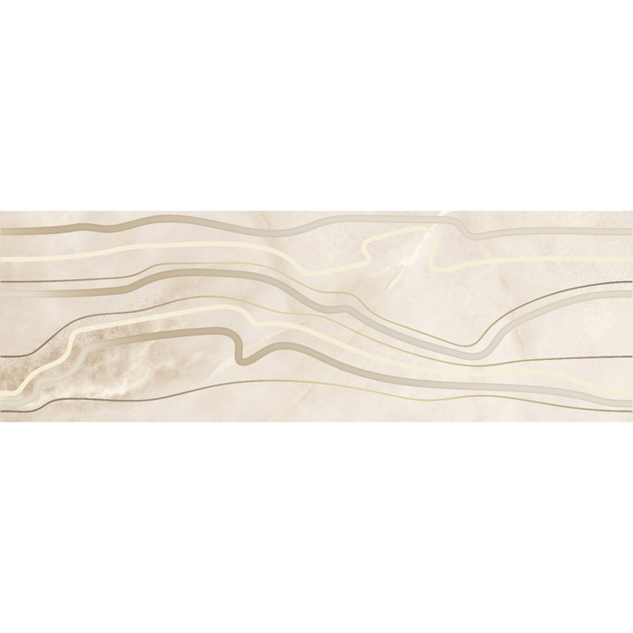 Настенная вставка Ivory линии бежевый 25x75 настенная вставка apeks ромбы светло серый 25x75