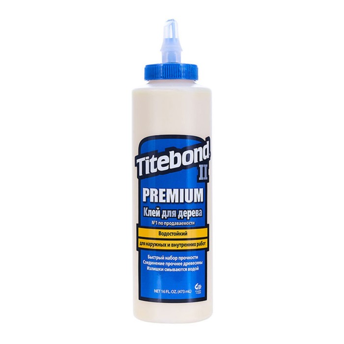 

Клей Titebond столярный влагостойкий Premium Wood Glue 946мл