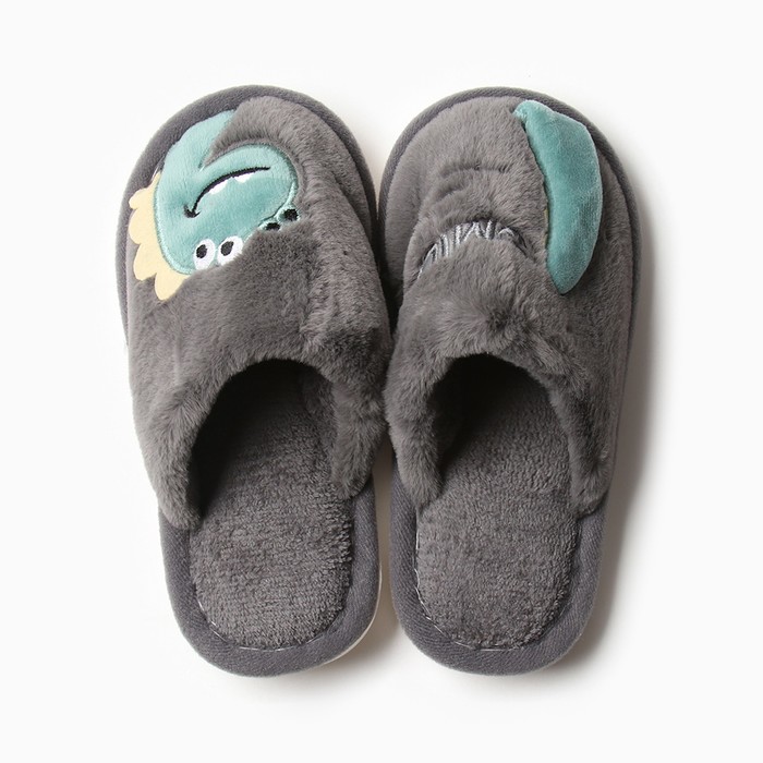 фото Тапочки детские размер 28-29, цвет серый lovelife