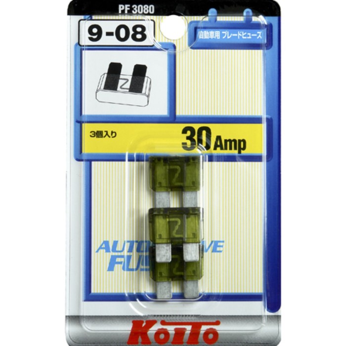 

Предохранители Koito, 3 шт., 30А