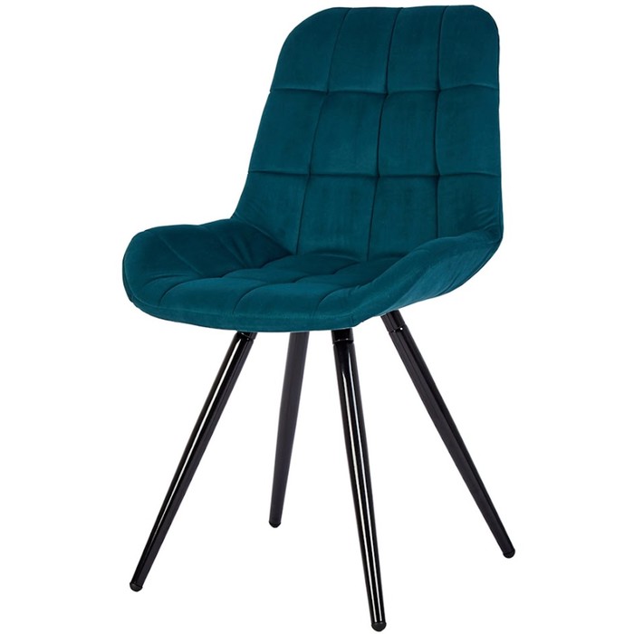 

Стул обеденный Polini Home Verona SM, цвет тёмно-бирюзовый-чёрный