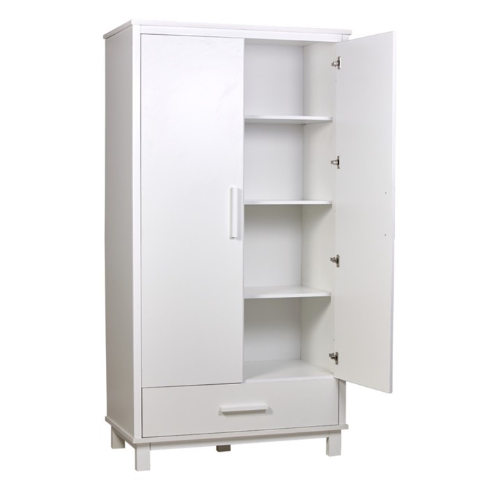 

Шкаф двухсекционный Polini kids Simple 3410, с 1 ящиком, цвет белый