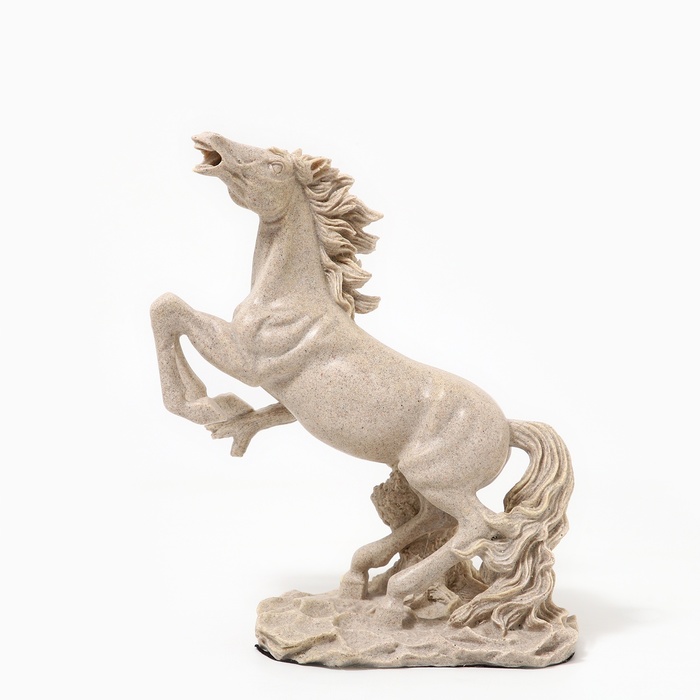 Статуэтка полистоун «Конь на дыбах» 26 х 14 х 33 см фарфоровая статуэтка конь на дыбах винтаж