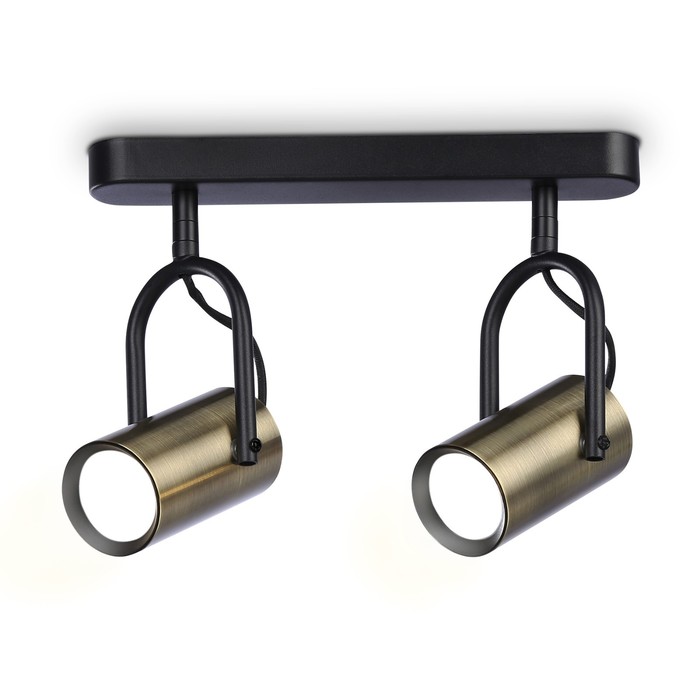 

Спот накладной поворотный со сменной лампой Ambrella light, Move, TA13194, GU10, цвет чёрный, бронза