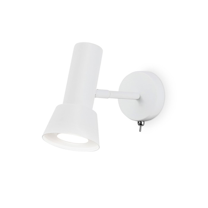 

Светильник настенный с выключателем и сменной лампой Ambrella light, Move, TA13128, GU10, цвет белый