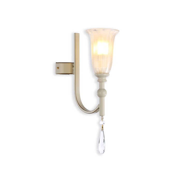 

Светильник настенный с хрусталём Ambrella light, Traditional, TR3252, 1хE14, цвет бежевый, золото
