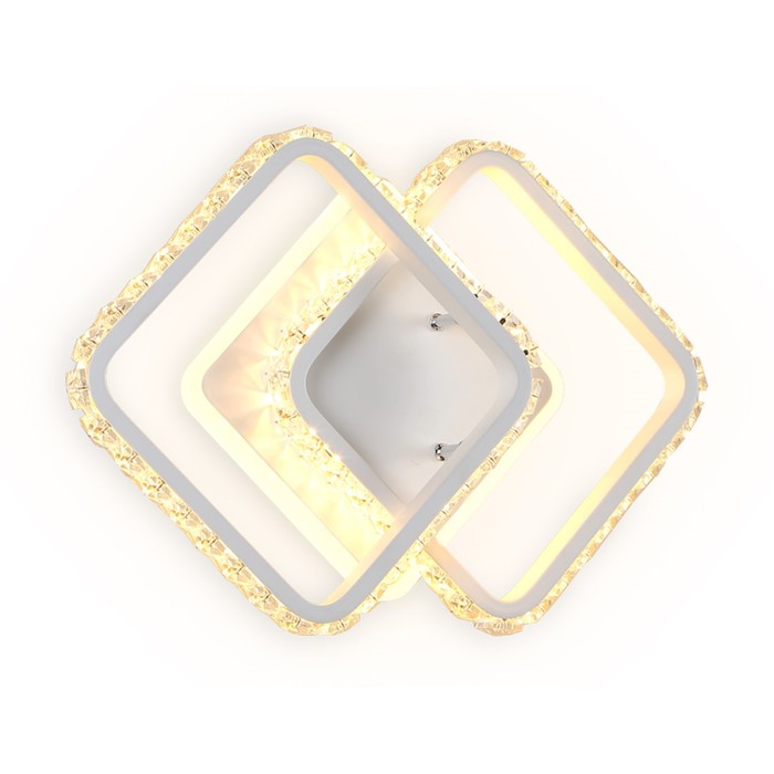 

Светильник светодиодный настенный с выключателем Ambrella light, Ice, FA275, LED, 26 Вт, 1950Lum, 3000, 6400К, цвет белый песок, матовый