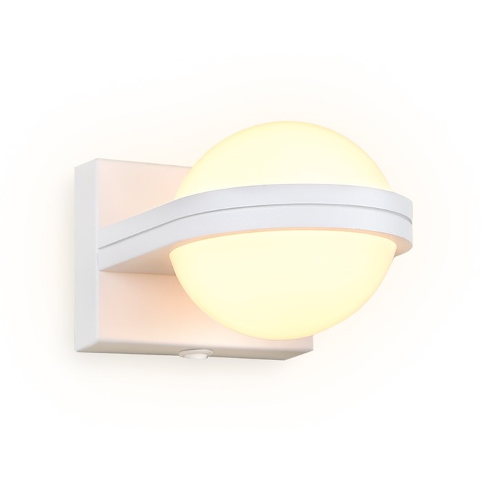 

Светильник светодиодный настенный с выключателем Ambrella light, Wall, FW555, LED, 5 Вт, 375Lum, 3000К, цвет белый песок