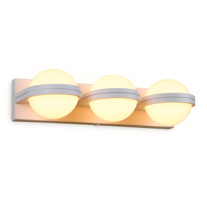 

Светильник светодиодный настенный с выключателем Ambrella light, Wall, FW557, 3хLED, 15 Вт, 1125Lum, 3000К, цвет белый песок