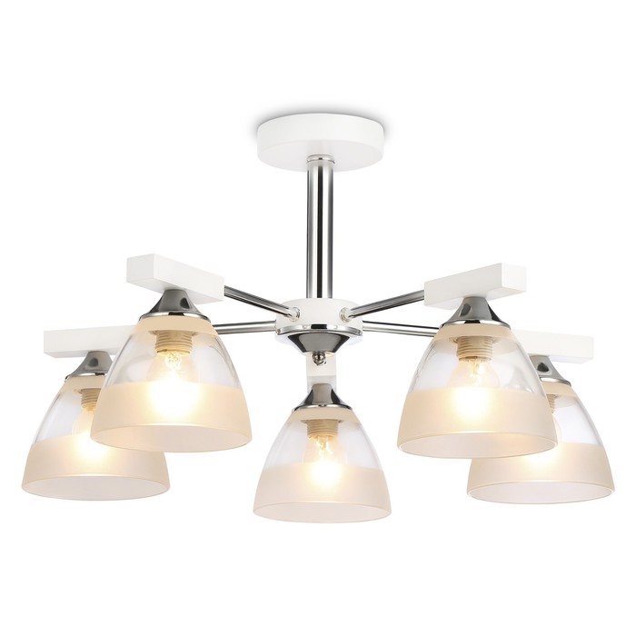 

Люстра подвесная Ambrella light, Traditional, TR9093, 5хE27, цвет белый, хром