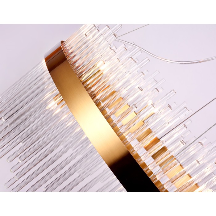 

Люстра подвесная с хрусталём Ambrella light, Traditional, TR5355, G9, цвет золото