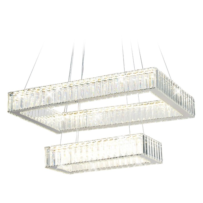 

Люстра светодиодная подвесная с хрусталём Ambrella light, Traditional, TR5005, 90 Вт, 6750Lum, 3000-6400К, цвет хром