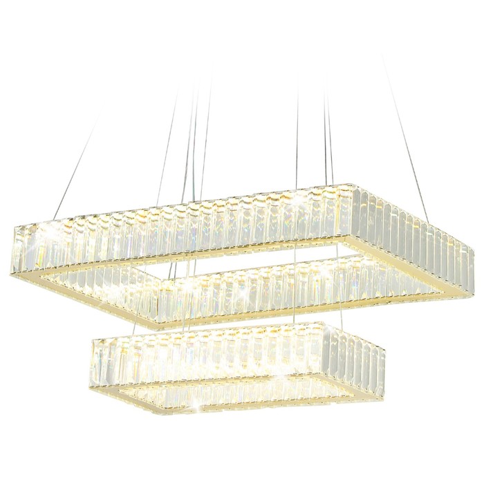 

Люстра светодиодная подвесная с хрусталём Ambrella light, Traditional, TR5007, 90 Вт, 6750Lum, 3000-6400К, цвет золото