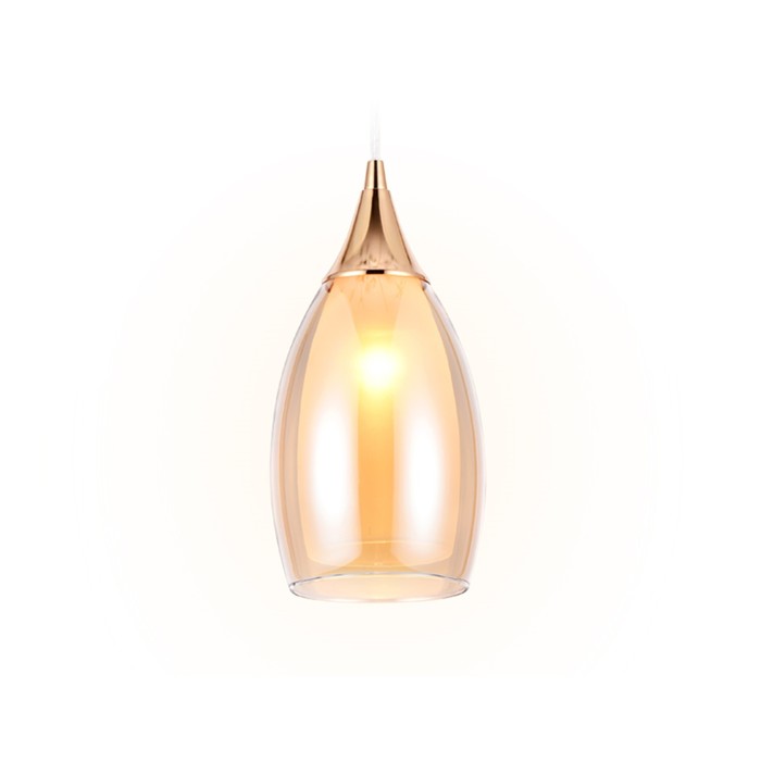 Светильник подвесной Ambrella light, Traditional, TR3543, 1хE14, цвет золото
