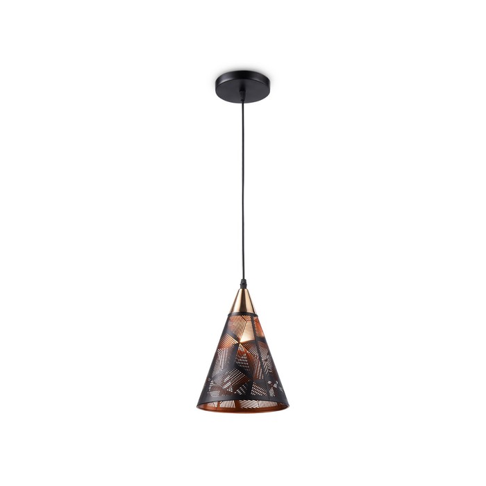 

Светильник подвесной Ambrella light, Loft, TR8431, E27, цвет чёрный, золото