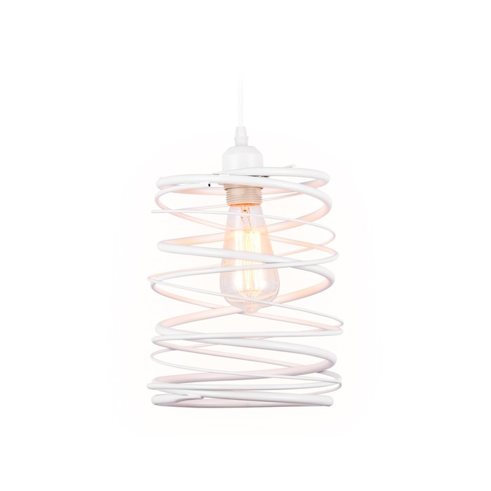 

Светильник подвесной в стиле лофт Ambrella light, Traditional, TR8400, 1хE27, цвет белый