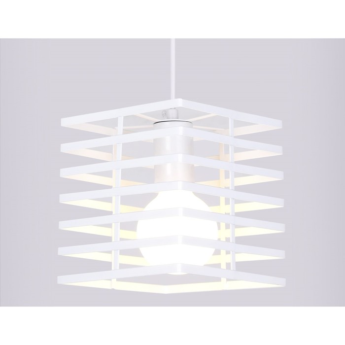 Светильник подвесной в стиле лофт Ambrella light, Traditional, TR8410, E27, цвет белый подвесной светильник в стиле лофт tr8078 e27х3 40вт 372х372х150 мм цвет белый