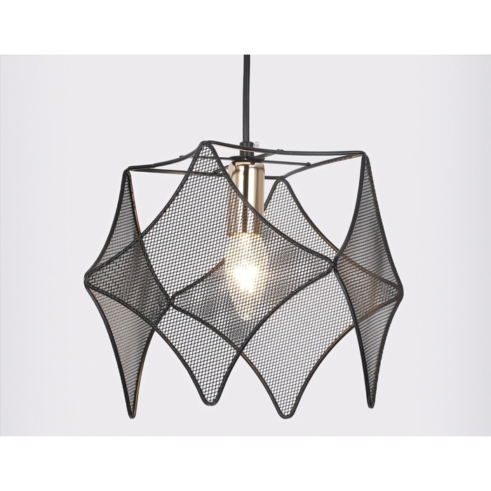 

Светильник подвесной в стиле лофт Ambrella light, Traditional, TR8421, E14, цвет чёрный, золото