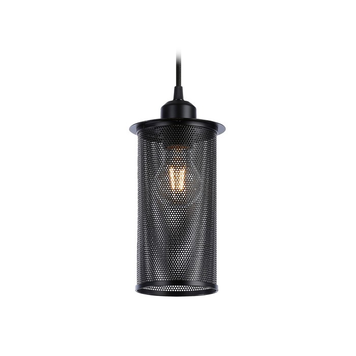 Светильник подвесной в стиле лофт Ambrella light, Traditional, TR8162, E27, цвет чёрный