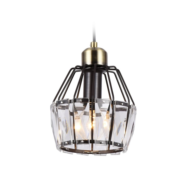

Светильник подвесной с хрусталём Ambrella light, Traditional, TR5875, 1хE14, цвет темный кофе, бронза