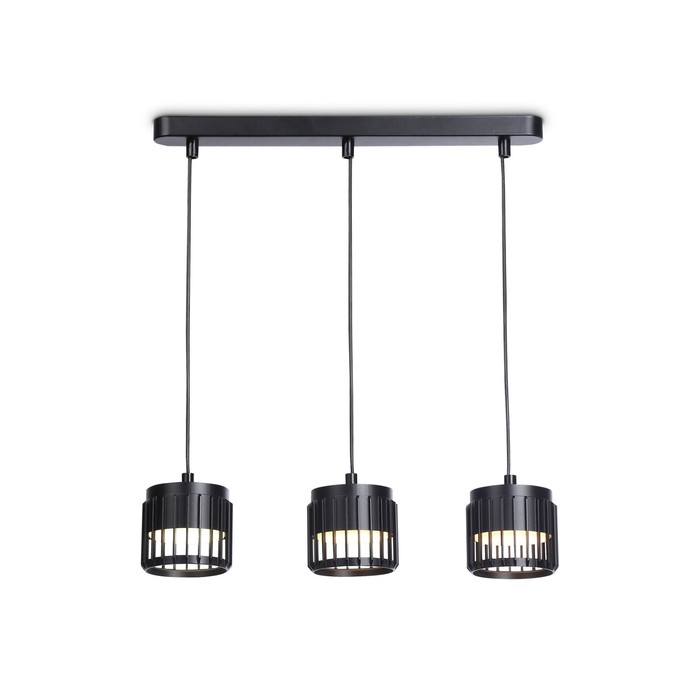 

Светильник подвесной со сменной лампой Ambrella light, Techno family, TN71175, 3хGX53, цвет чёрный
