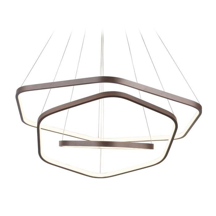 

Светильник светодиодный подвесной Ambrella light, Line, FL366, LED, 84 Вт, 6300Lum, 4200К, цвет кофе