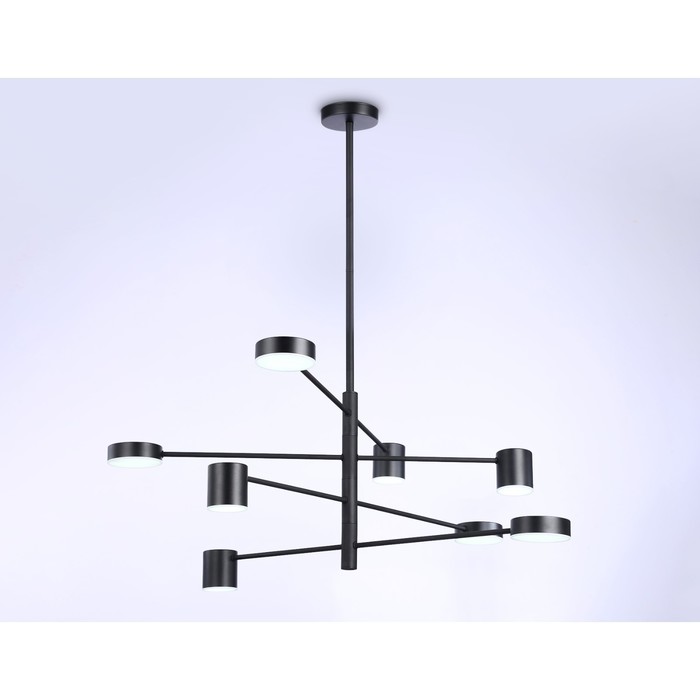 

Светильник светодиодный подвесной Ambrella light, LineTech, FL51689, 8хLED, 48 Вт, 3600Lum, 3000-6400К, цвет чёрный