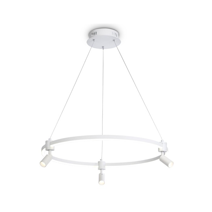 Светильник светодиодный подвесной с пультом Ambrella light, LineTech, FL5292, LED, 54 Вт, 4050Lum, 3000-6400К, цвет белый светильник светодиодный подвесной с пультом ambrella light linetech fl5278 led 85 вт 4425lum 3000 6400к цвет чёрный