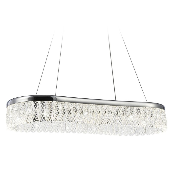 

Светильник светодиодный подвесной с хрусталём Ambrella light, Traditional, TR49733, LED, 38 Вт, 2850Lum, 3000-6400К, цвет хром