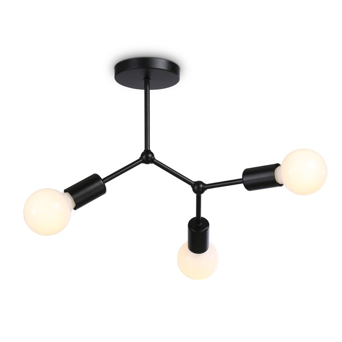 

Светильник потолочный в стиле лофт Ambrella light, Traditional, TR8027, 3хE27, цвет чёрный