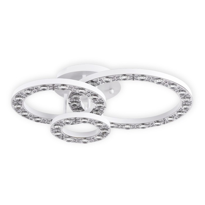 

Светильник светодиодный потолочный с пультом Ambrella light, Ice, FA161, LED, 86 Вт, 6450Lum, 3000-6400К, цвет белый, хром