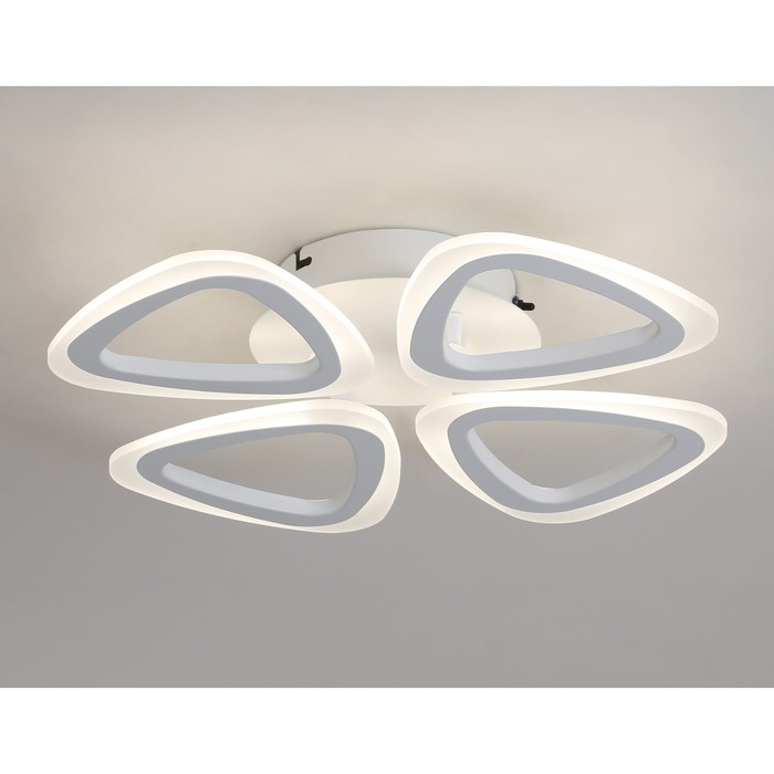 фото Светильник светодиодный потолочный с пультом ambrella light, original, fa4482, 4хled, 45 вт, 3825lum, 3000-6400к, цвет белый