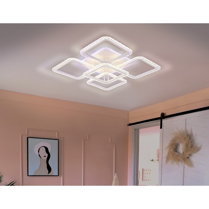 фото Светильник светодиодный потолочный с пультом ambrella light, original, fa5301, led, 112 вт, 8400lum, 3000-6400к, цвет белый