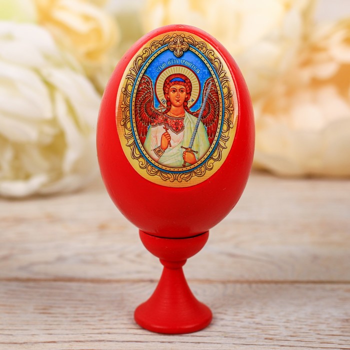 Яйцо на подставке "Ангел Хранитель",10 х 5 см