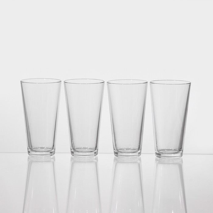 Набор стеклянных стаканов «Время дегустаций. Коктейли со льдом», 570 мл, 4 шт набор стаканов для виски 4 шт 300 мл люминарк время дегустаций p9244