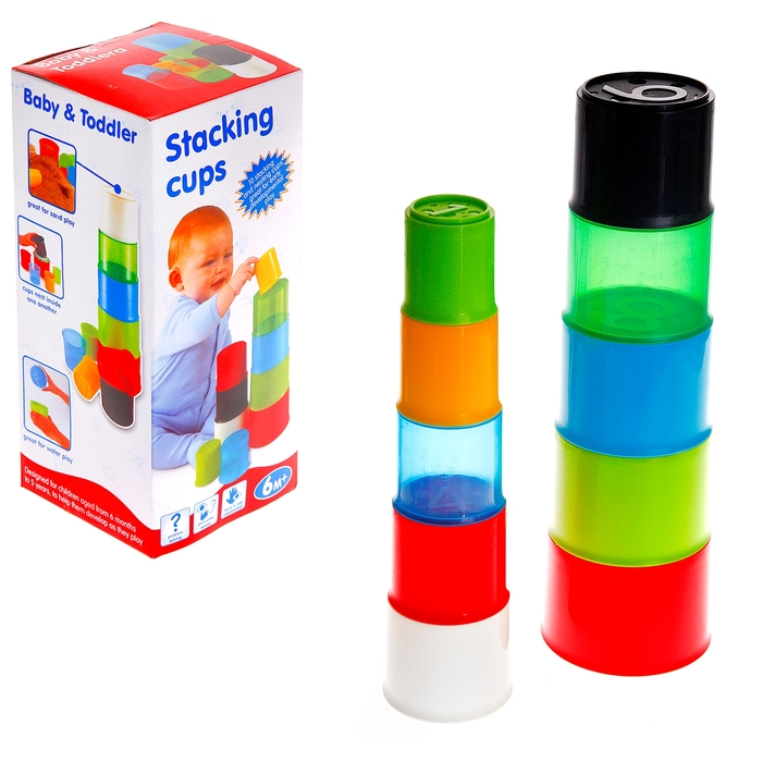 Развивающая игрушка «Пирамидки-стаканчики»