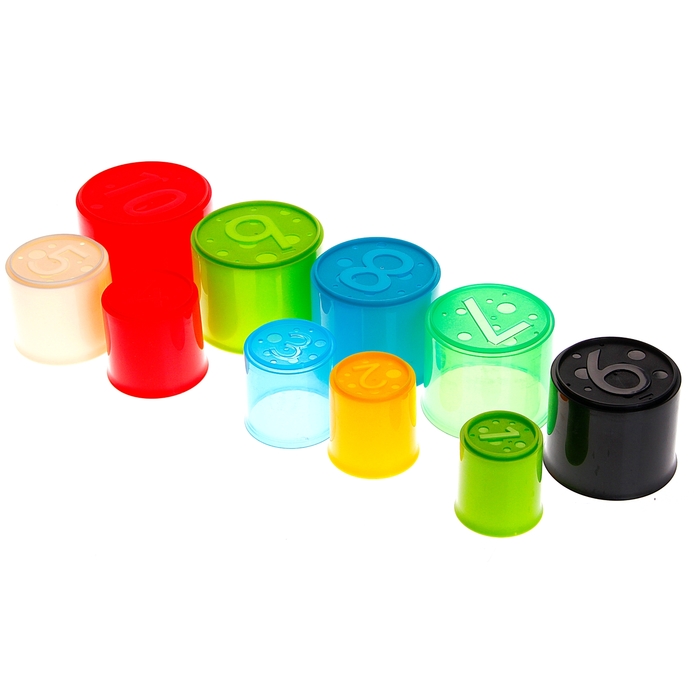 Развивающая игрушка «Пирамидки-стаканчики»