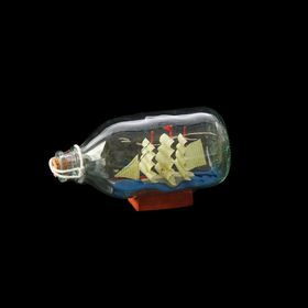 Корабль в бутылке 'Есения', треугольные паруса, микс, 14*6*8см Ош