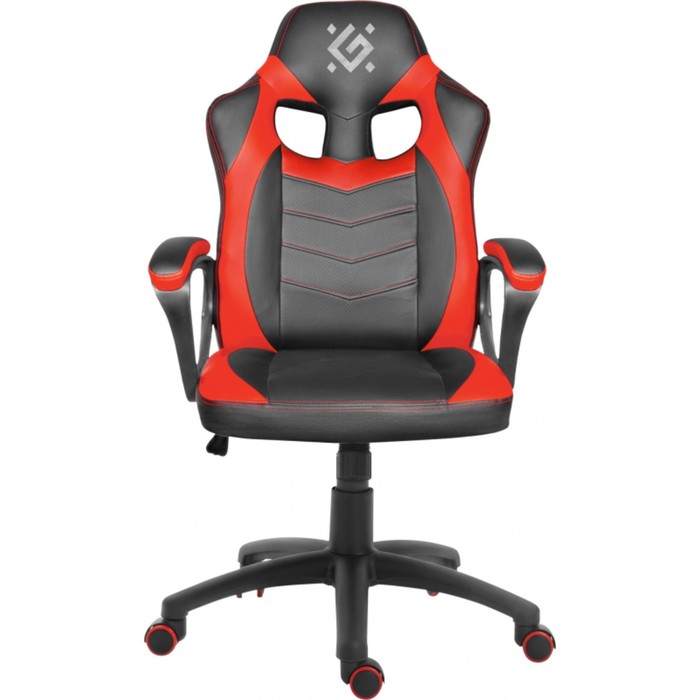

Кресло игровое Defender SkyLine, до 120 кг, экокожа, черно-красное