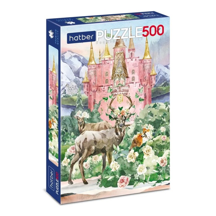 Пазлы «Сказочный замок», 500 элементов пазлы единороги и волшебный замок 500 элементов