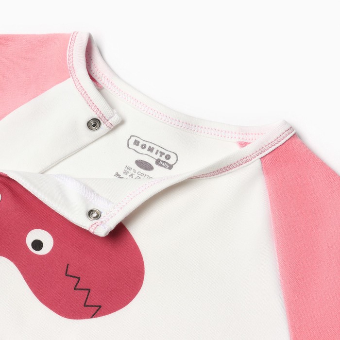 фото Комбинезон детский, цвет коралловый, рост 80 см bonito