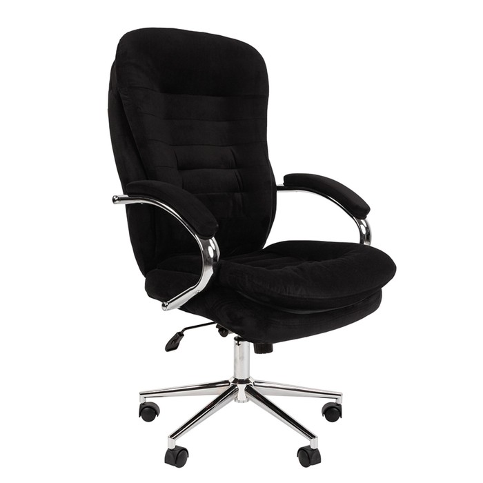 Кресло руководителя Chairman Home 795 ткань Т-84 N, черный компьютерное кресло chairman home 795 т 55 grey 00 07116608