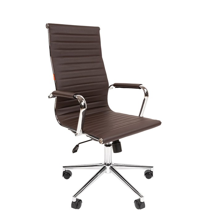 Кресло руководителя Chairman 755 экопремиум коричневый кресло руководителя chairman 505 экопремиум бежевый пластик черный
