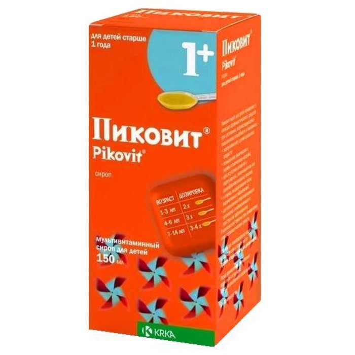 

Пиковит сироп для детей 150 мл 1+ (от 1 года)