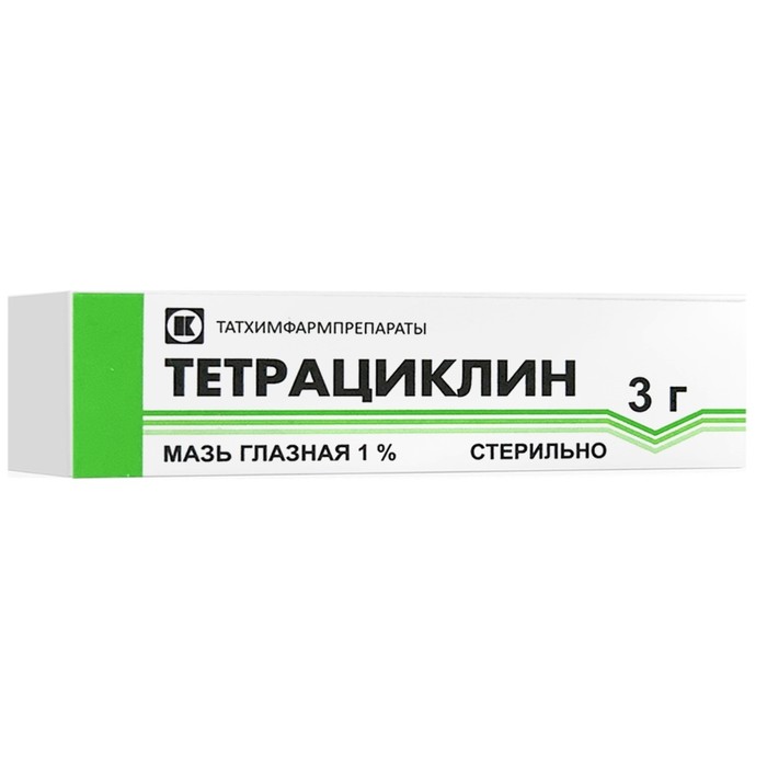 

Тетрациклин мазь гл.1% 3г