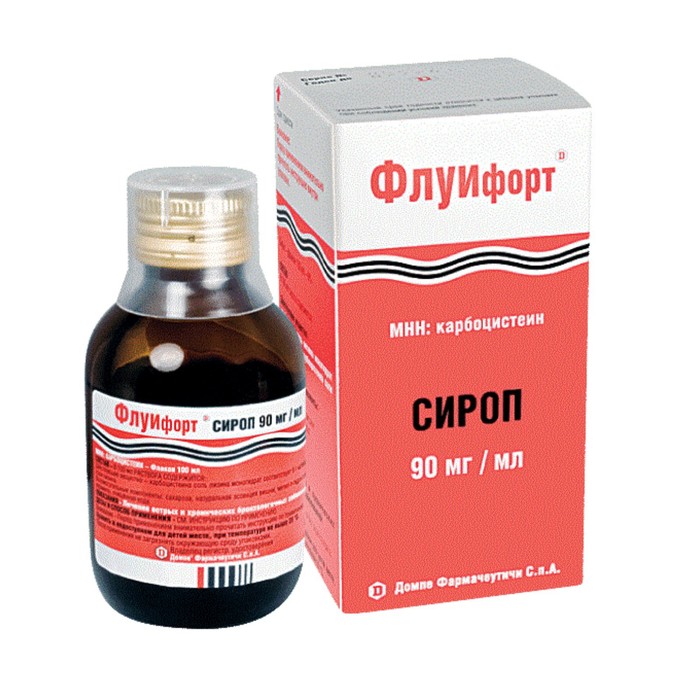 

Флуифорт сироп 90мг/мл 120мл