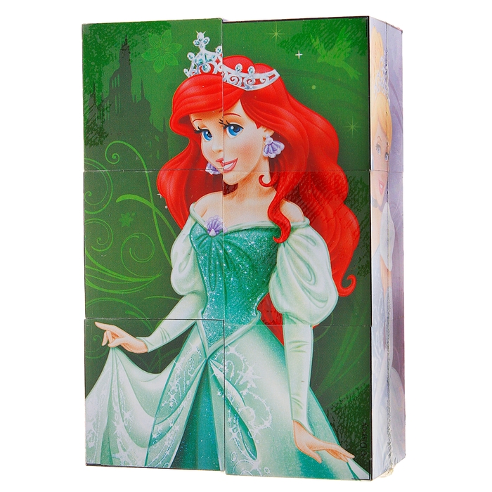 Набор из шести кубиков "Принцессы"