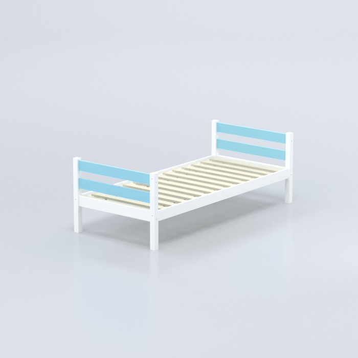 Кровать «Савушка»-01, 1-ярусная, цвет голубой, 90х200
