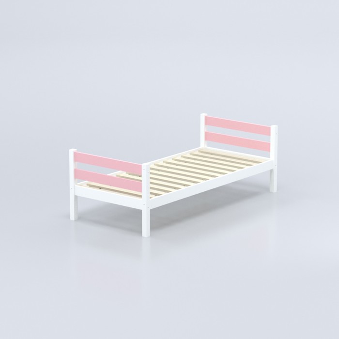 Кровать «Савушка»-01, 1-ярусная, цвет розовый, 90х200